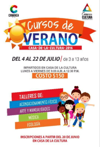 CURSO CASA CULTURA 2016 2