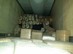 droga asegurada casi 15 camion