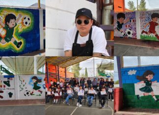 Cananea presente en Programa Nacional Murales Mundialitos