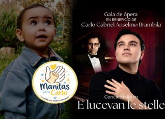 Ofrecerán gala de concierto en beneficio del pequeño Carlo