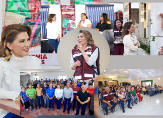 Fomenta Lorenia Valles diálogo y cercanía con sectores en Cananea