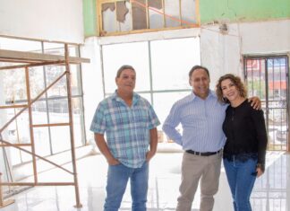Visita Alcaldesa proyecto de Cafetería de Mineros Retirados