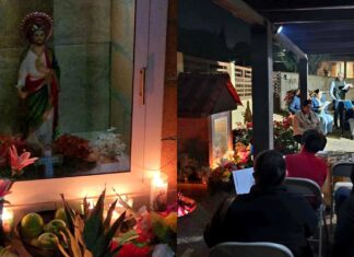 Familias cananenses ofrecen devoción a San Judas Tadeo
